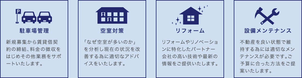 収益不動産売買 空室対策 リフォーム 設備メンテナンス